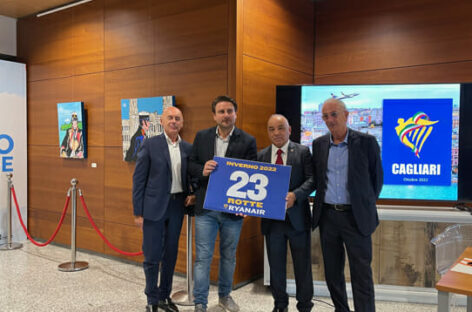 Ryanair punta su Cagliari: 180 voli settimanali per la winter
