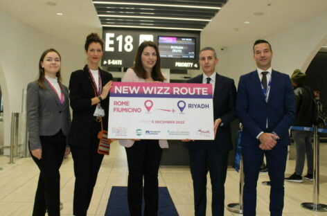 Wizz Air aumenta i voli per l’Arabia Saudita con il Roma-Riyadh