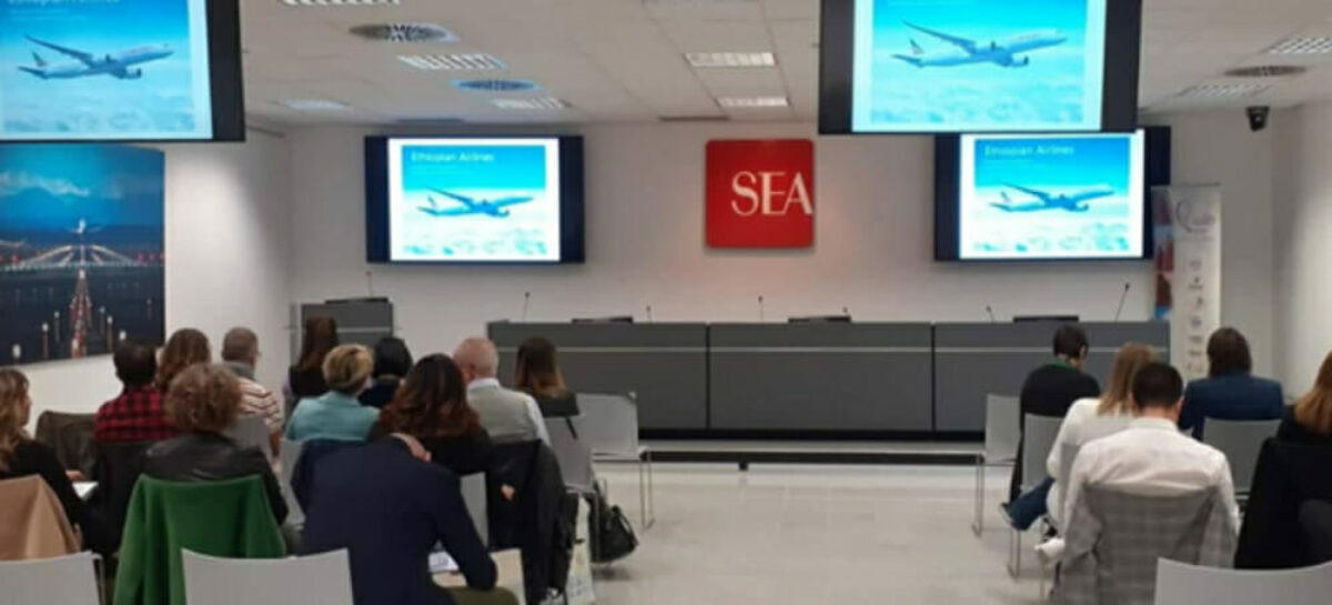 Ethiopian, evento a Milano Malpensa con i top partner