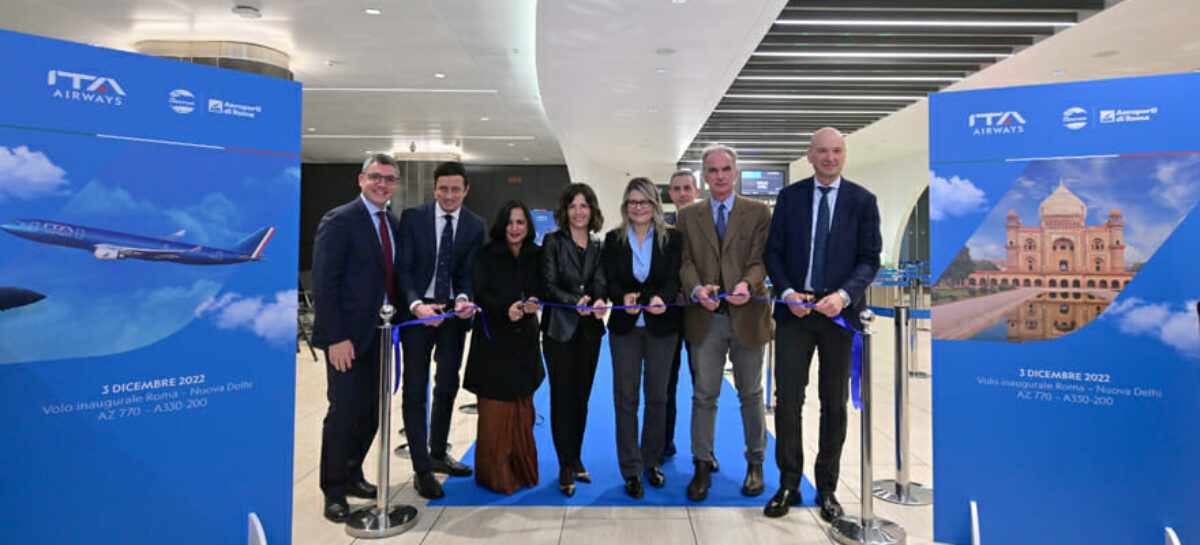 Ita Airways va in India: riparte il Roma-Nuova Delhi