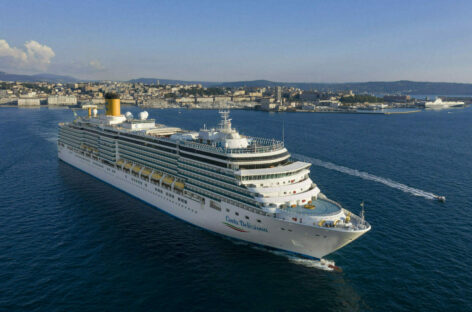Crociere, giro del mondo Costa al via da Trieste