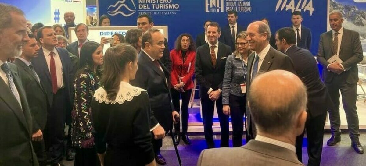 Fitur, i reali di Spagna ospiti d’onore in piazza Italia