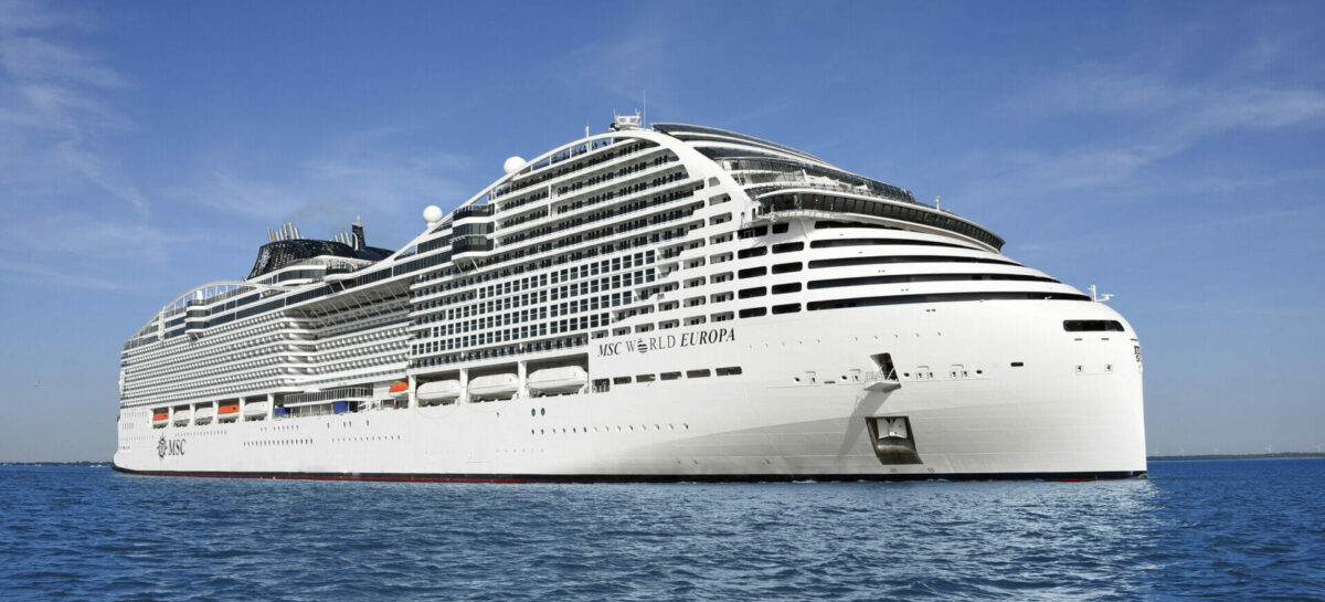 Crociere 2023, i piani di Msc: <br>“Obiettivo zero emissioni”