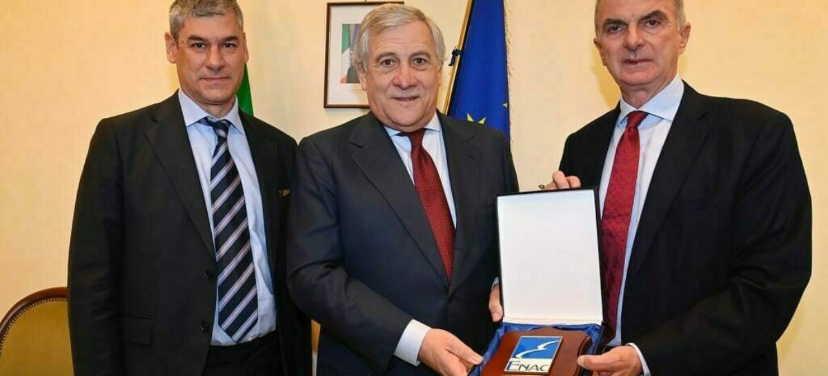 I vertici Enac incontrano Tajani: «Aviazione civile strategica»