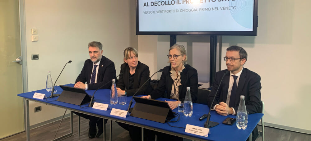 Tavolo relatori vertiporto Save