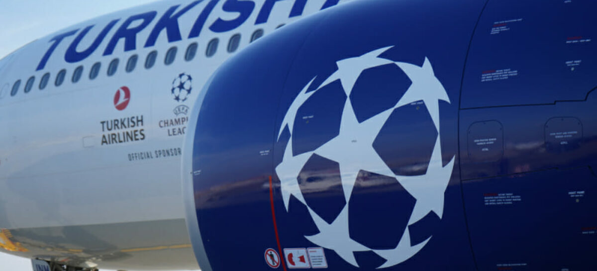 Turkish Airlines, decolla l’aereo speciale dedicato alla Champions League