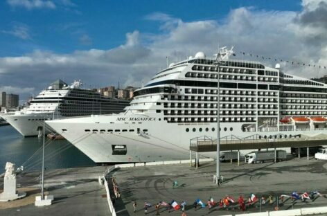Msc Crociere, partito il doppio giro del mondo da Genova