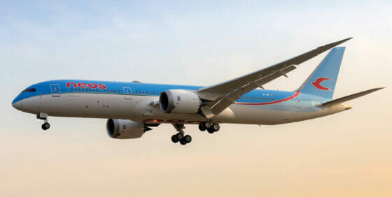 Neos, nuovo Boeing in arrivo grazie all’accordo con Etf Airways