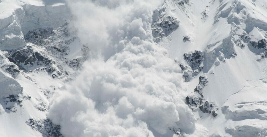valanga slavina neve