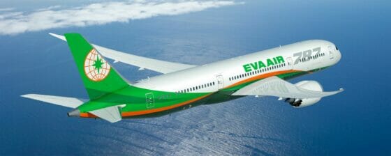 Eva Air raddoppia i voli non stop tra Malpensa e Taipei