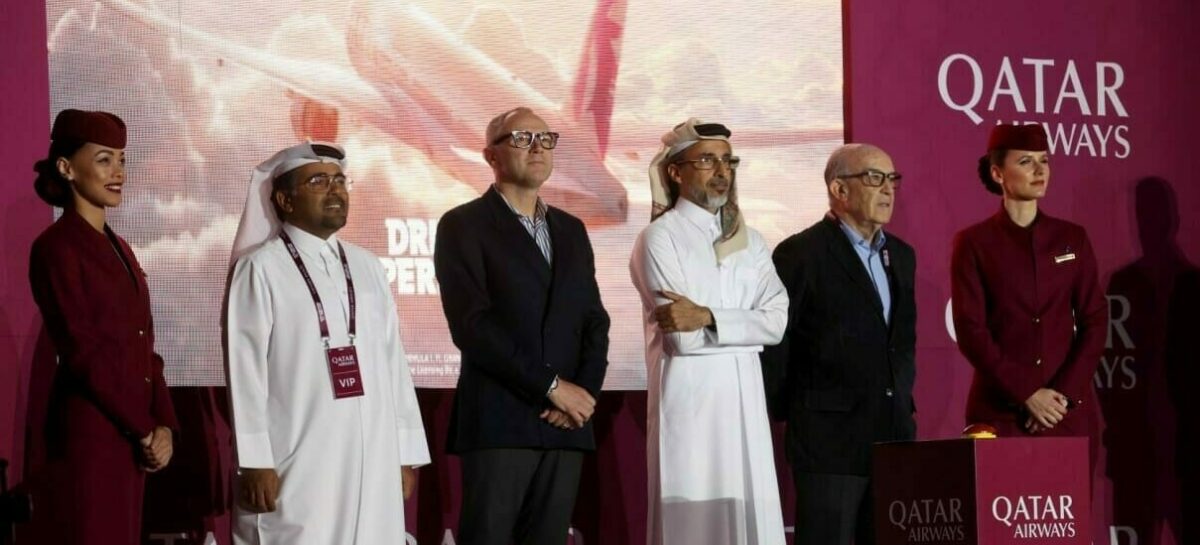 Qatar Airways è global partner e official airline della Formula 1