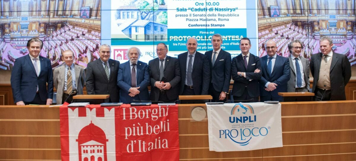 Unpli-Borghi più belli d’Italia, intesa per il rilancio turistico dei territori