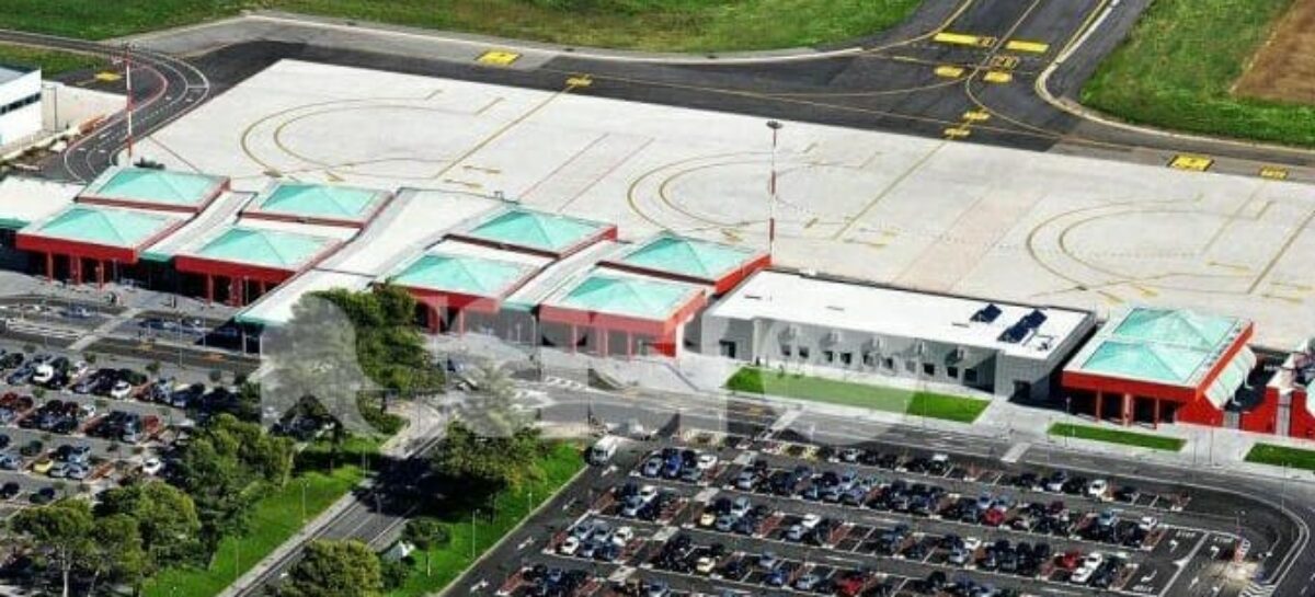 Aeroporto di Perugia, la winter sfiora i 100mila di passeggeri