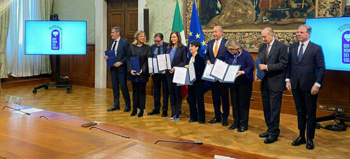 Nasce la rete di alberghi solidali “Qui non sei sola”