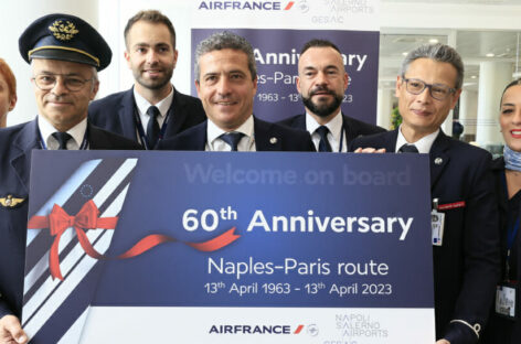 Air France celebra i sessant’anni della rotta Napoli-Parigi