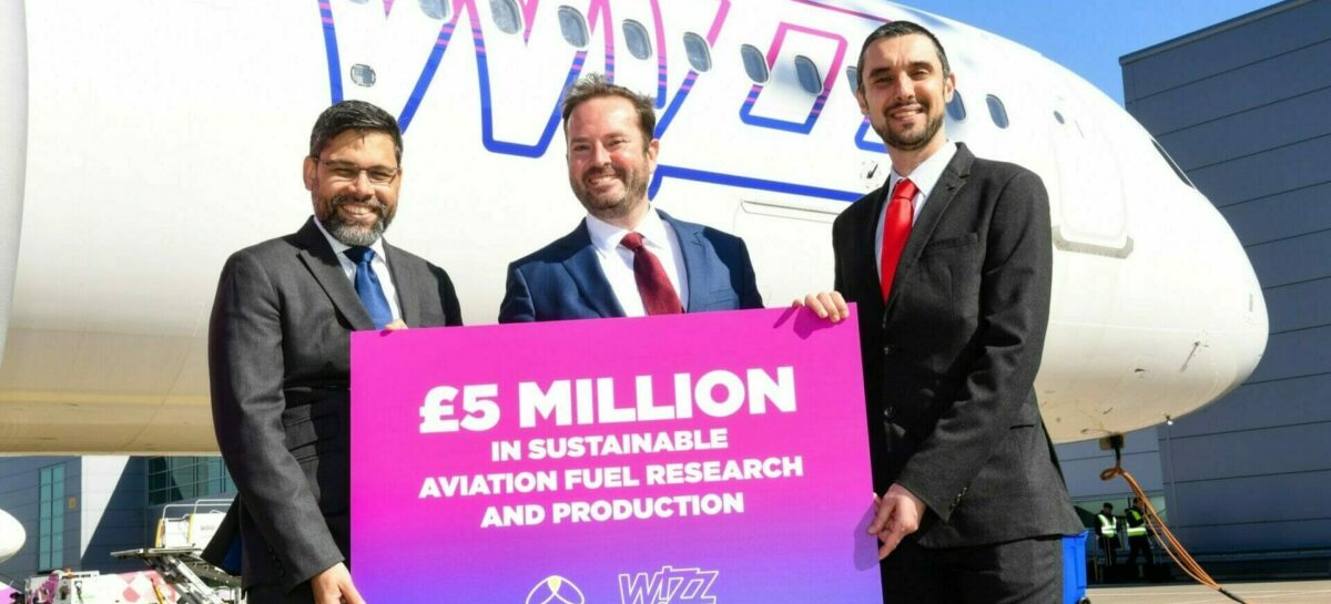 Aviazione green: Wizz Air investe 5 milioni di sterline per produrre Saf