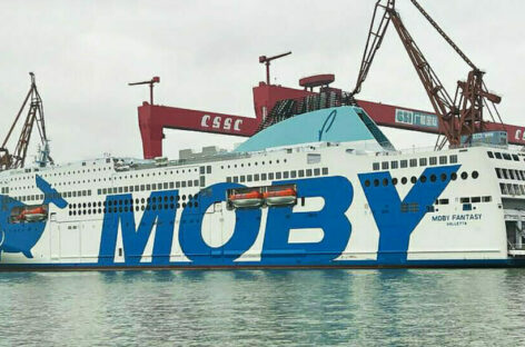 Dalla Cina arriva Moby Fantasy: viaggerà sulla Livorno-Olbia