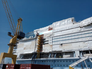 Icon in costruzione cantiere