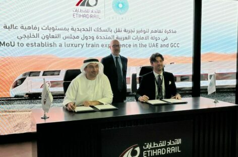 Il treno luxury di Arsenale arriva negli Emirati: accordo con Etihad Rail