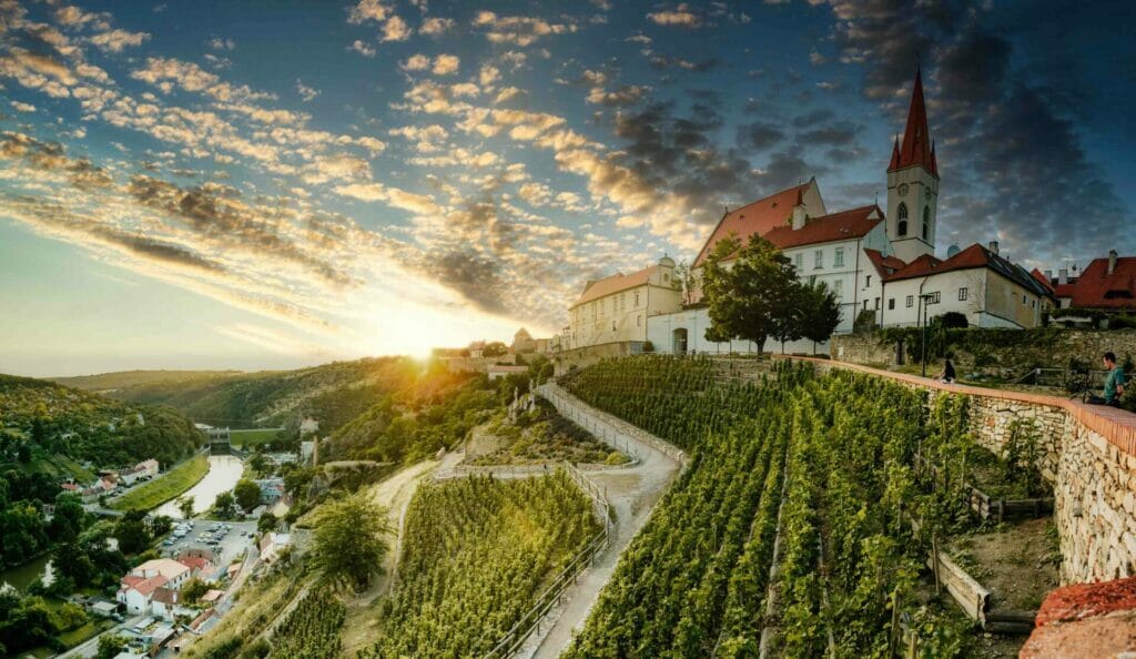 Znojmo, sud Moravia, Cechia