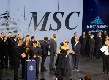 Msc battezza Euribia con Sophia Loren e Bob Sinclar