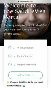 saudi visa