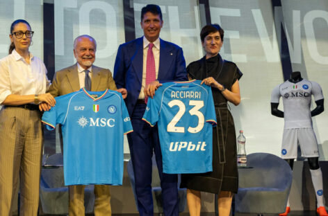 Msc Crociere diventa main sponsor della Scc Napoli