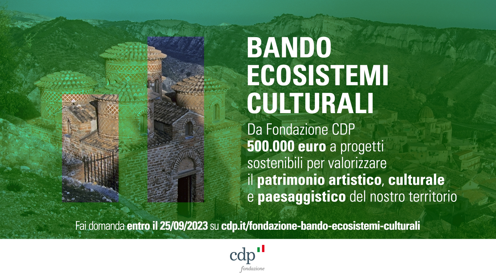 Grafica Bando Ecosistemi culturali_fondazione CDP