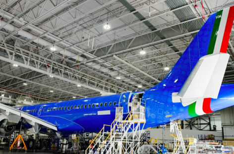 Ita Airways svela il primo A220 con il nuovo design di cabina