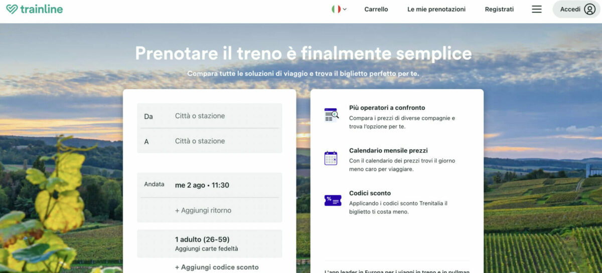 Trainline aggiunge Satispay ai metodi di pagamento 
