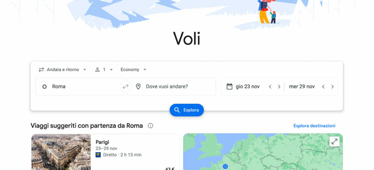 Google Voli lancia il tool per scovare le tariffe più basse