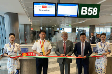 Hainan Airlines, al via il nuovo volo Malpensa-Shenzhen