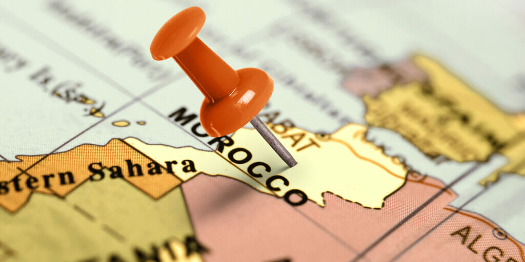 Marocco mappa