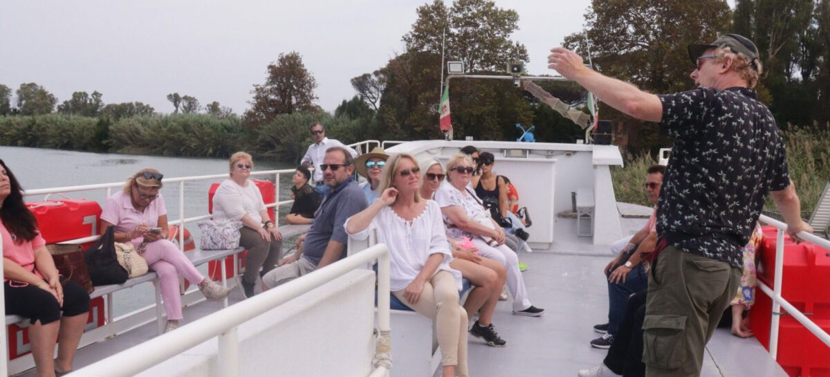 Capitale vista fiume con la dmo H2O Tevere Roma