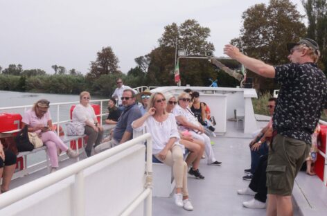 Capitale vista fiume con la dmo H2O Tevere Roma