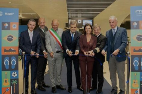 Ita, decolla il volo diretto Roma-Rio de Janeiro