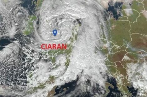 Tempesta Ciaran, stato d’emergenza in Toscana. Il governo stanzia 5 milioni