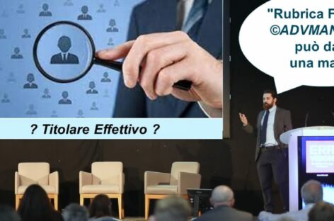 Rubrica Fiscale: comunicazione del Titolare Effettivo delle società di capitali e altre persone giuridiche