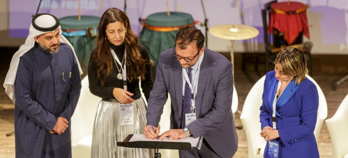 Matera-AlUla, firmato il patto culturale tra Italia e Arabia Saudita