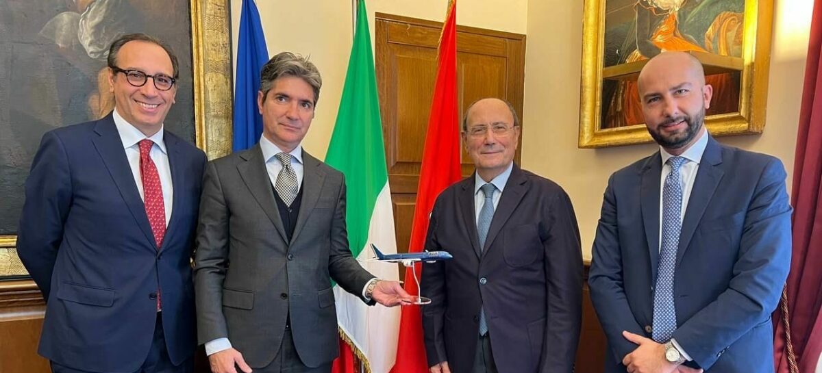 Sicilia, Ita incontra Schifani: “Più voli e sconti ai giovani”