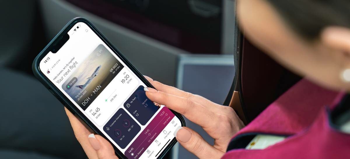 Voli iper-personalizzati: ci pensa l’app per la crew di Qatar Airways