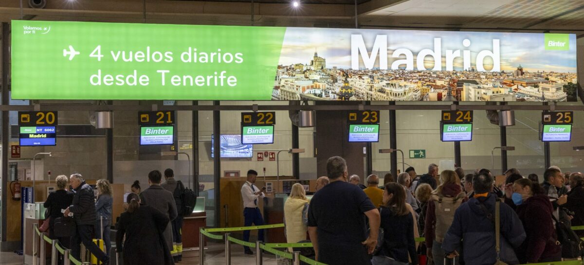 Binter, attivi i collegamenti tra Madrid e le Canarie