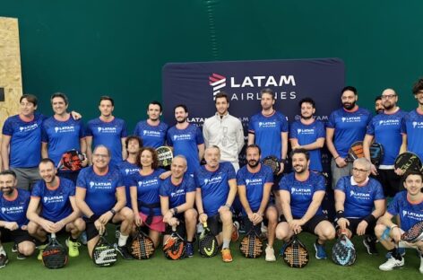 Latam Airlines lancia la Padel League per agenti di viaggi