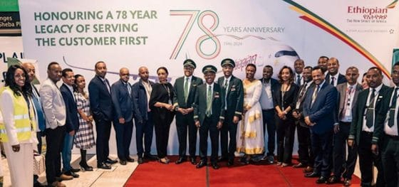 Ethiopian Airlines compie 78 anni e festeggia sulla tratta storica Addis Abeba-Il Cairo