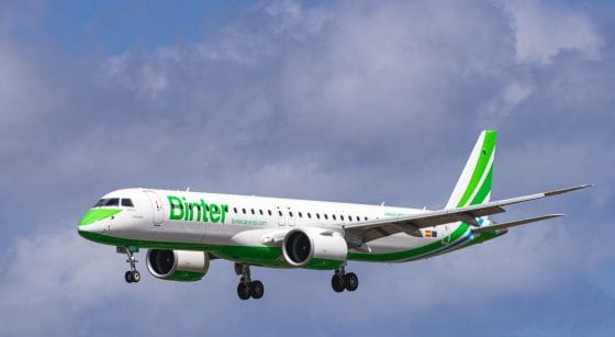 Binter, bene il debutto a Madrid: oltre il 60% di load factor