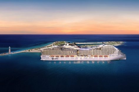 Msc World America supera i test in mare: battesimo ad aprile