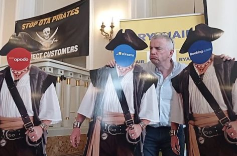 Crociata Ryanair anti Ota pirata. Show di O’Leary in Italia