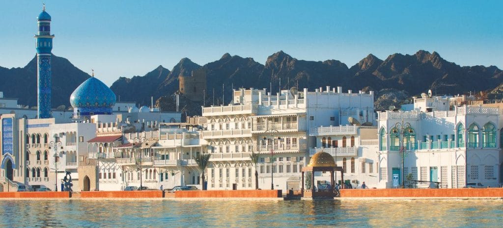 Al Lawatiya Mosque in Corniche, Muttrah, Oman