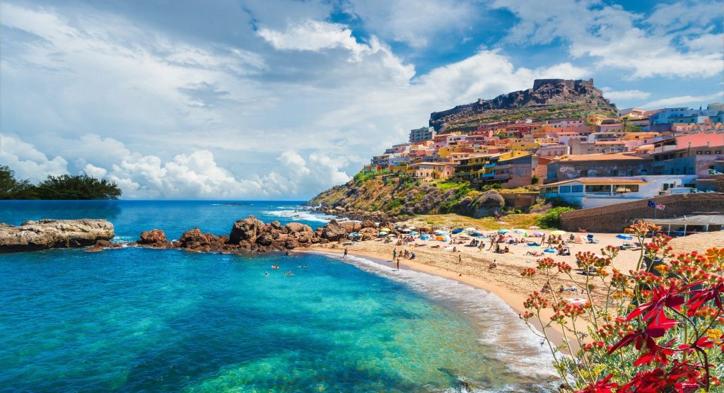 Sardegna Castelsardo da adobe