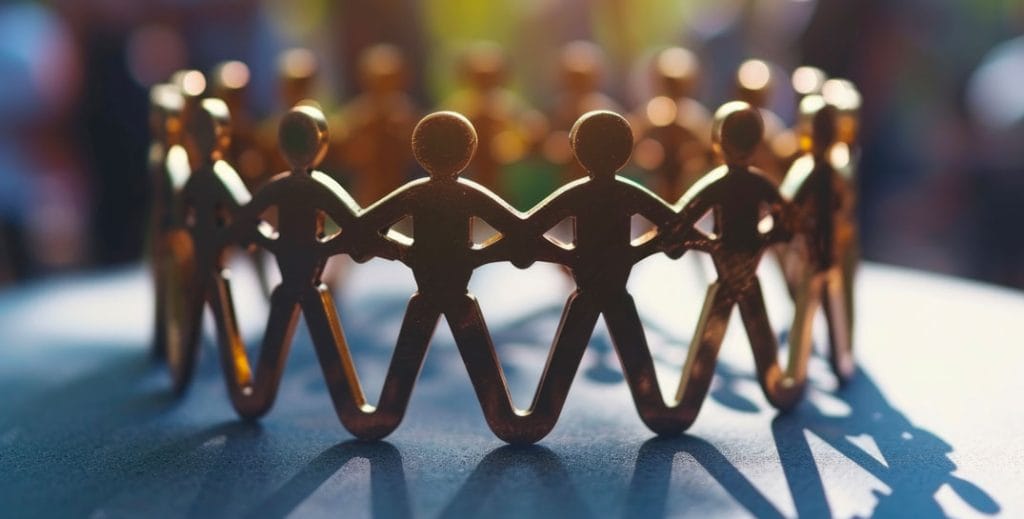 associazione network rete uniti unità insieme da adobe